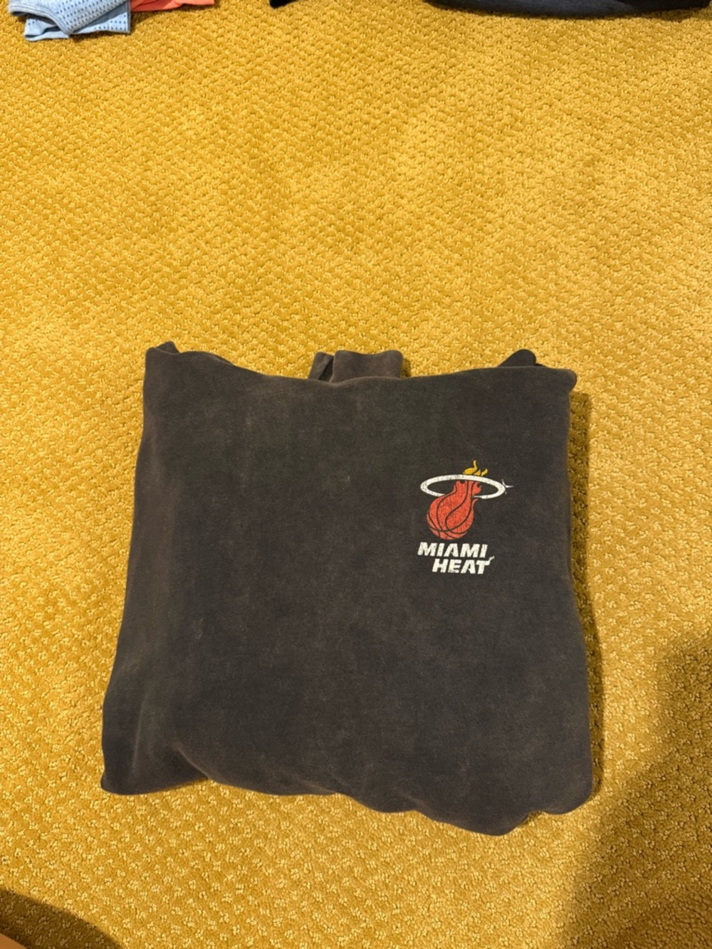 Abercrombie & Fitch Black Miami Heat Logo Hoodie